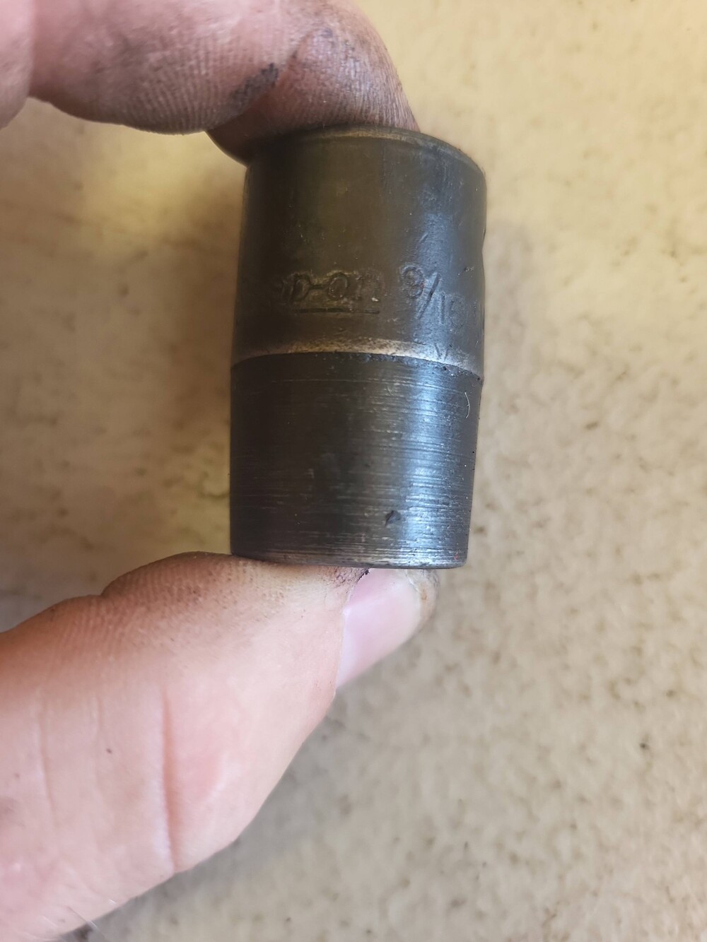 Snap On 9/16 inch Socket Vintage Tool Mechanic Auto Repair Part Replacement USA